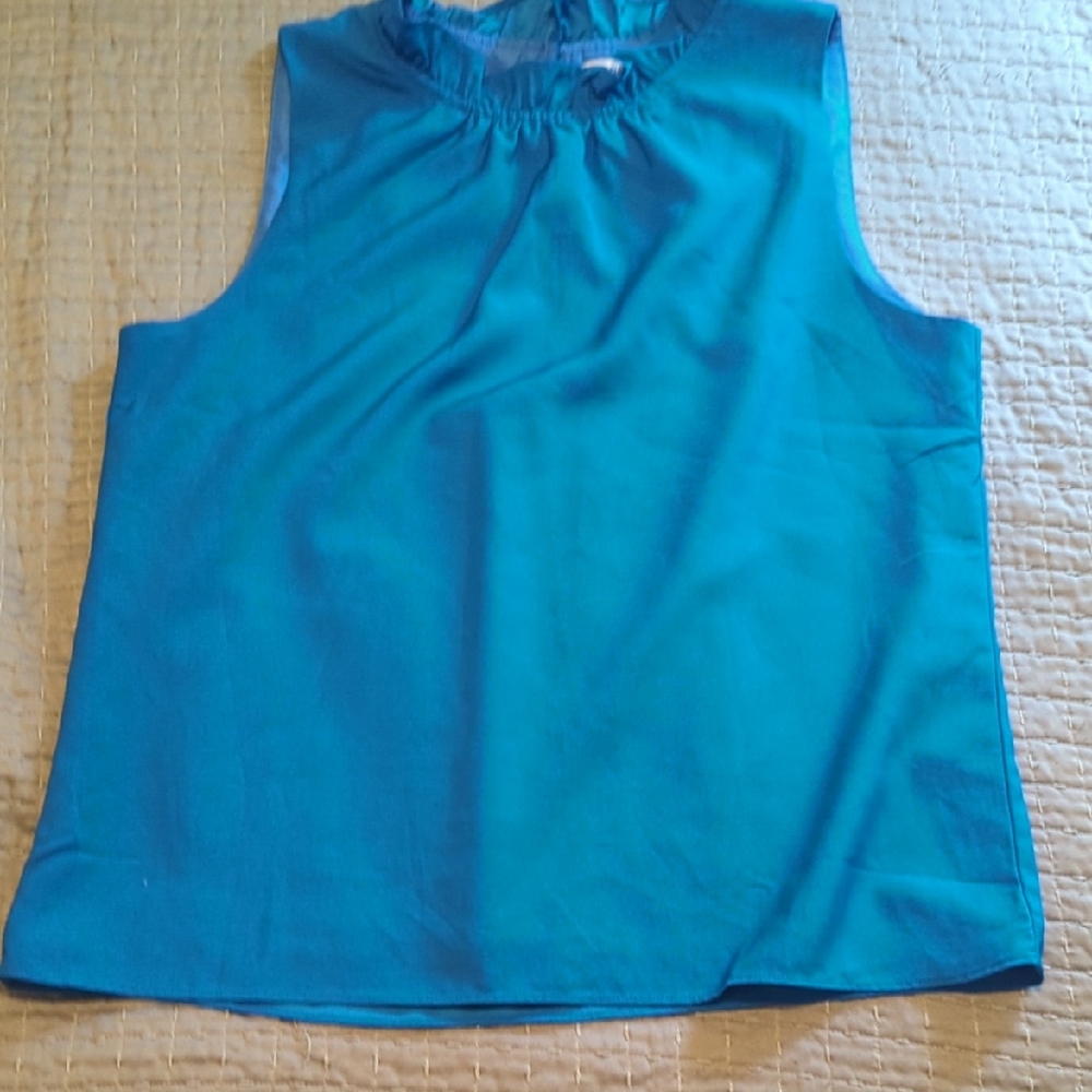 J. Crew Blue Sleeveless Tank Top
